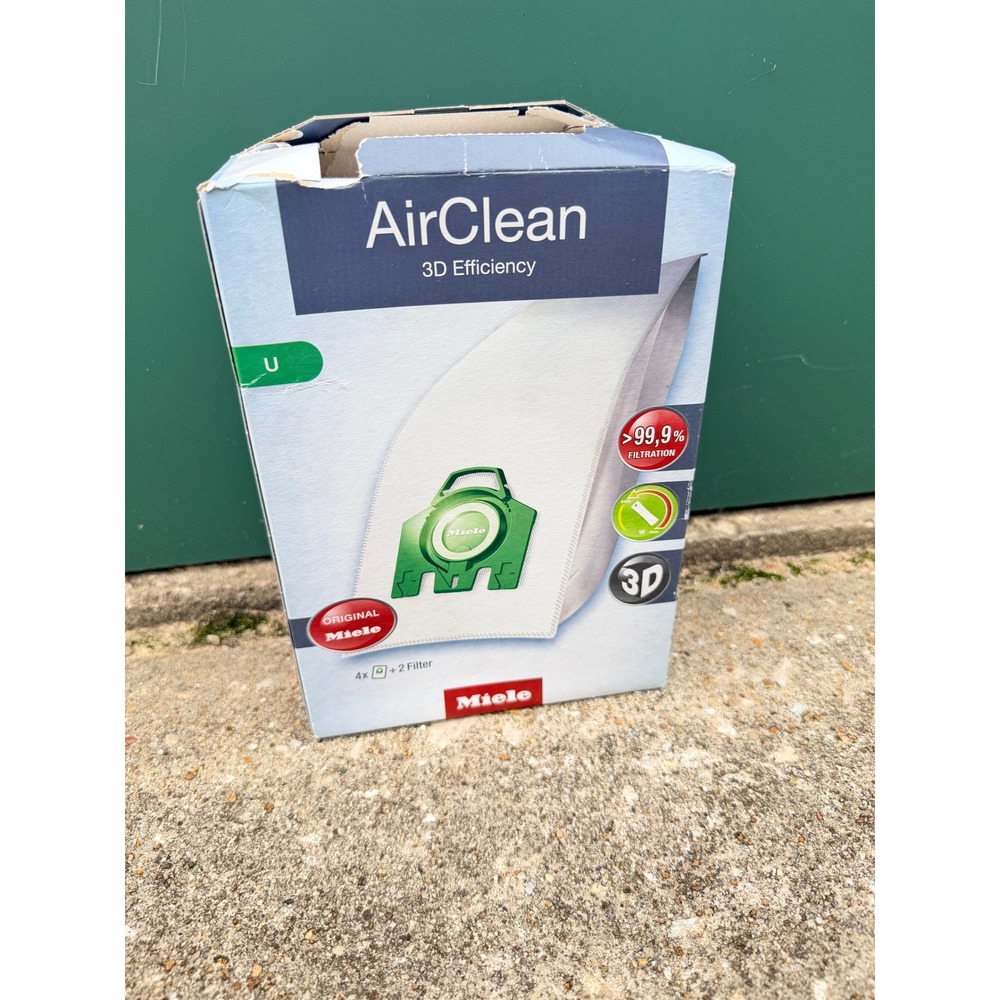 Miele Type U AirClean 3D Efficiency Vacuum Dust Bags 3pk U1 S7